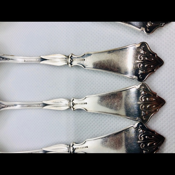 *SOLD* Antique Sterling Hotchkiss & Schreuder Tea Spoons - Picture 8 of 8